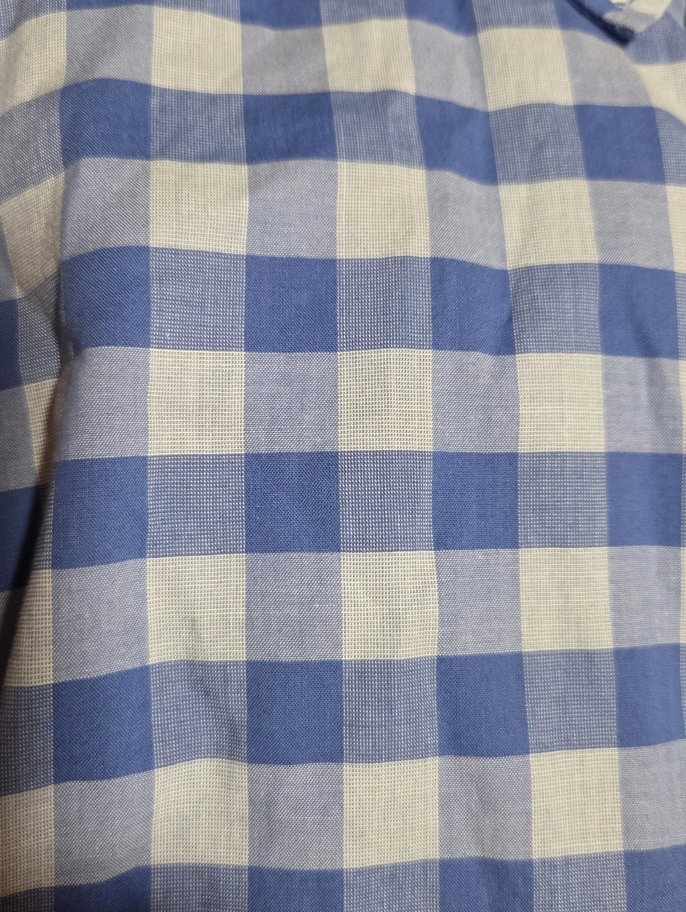 Two J Crew Thomas Mason Mens Blue Plaid Button Slim Fit Cotton Shirts Size Small